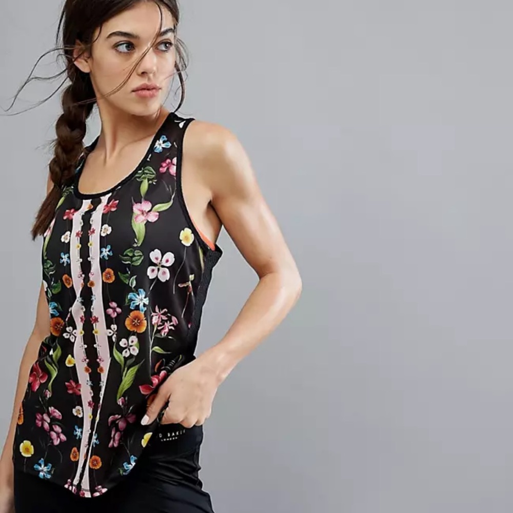 Ted Baker fit to a T Hampton Cruise tank top size xs! NWT!